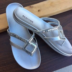 Kenneth Cole Reaction Jeweled Sandals